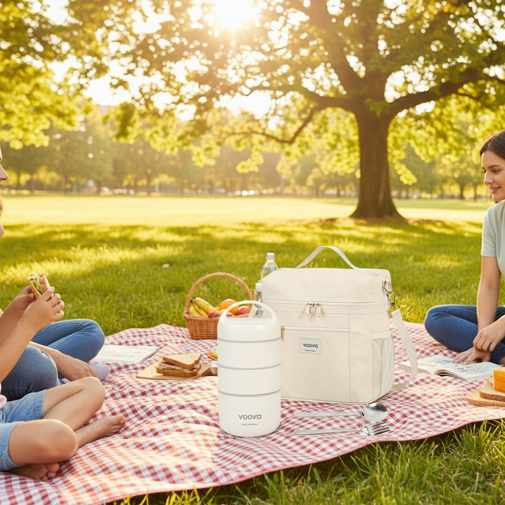 Stackable Stainless Steel Thermal Lunch Box