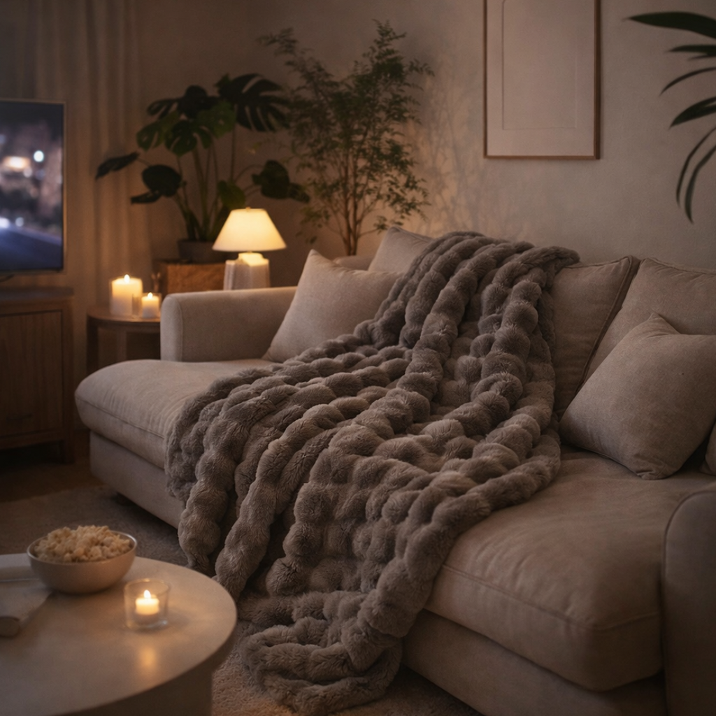 The BarelyHome Lounge Throw